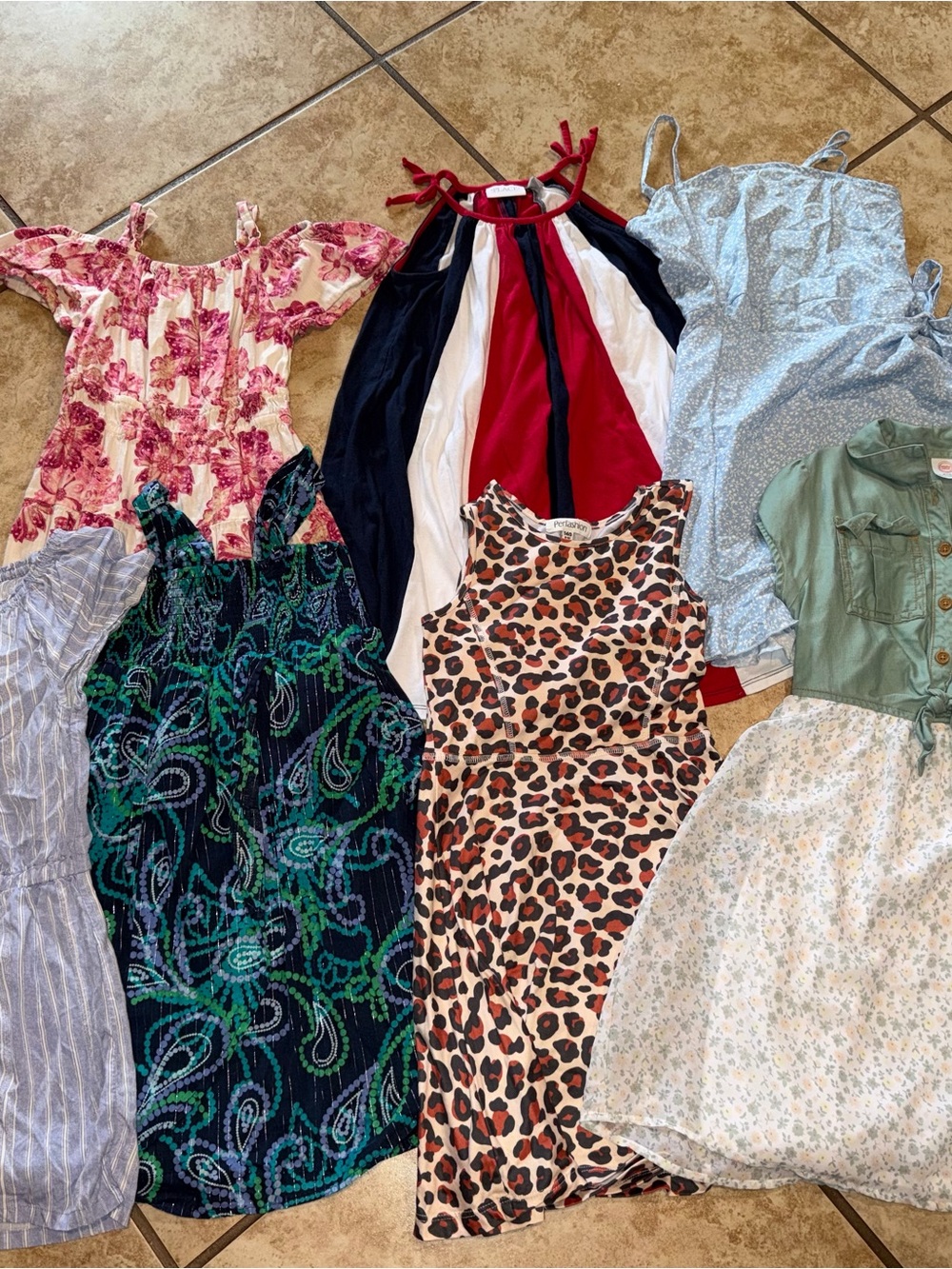 Girls summer dresses.
